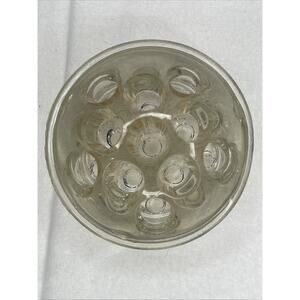 Flower Frog Glass 11 Hole Floral Stem Holder